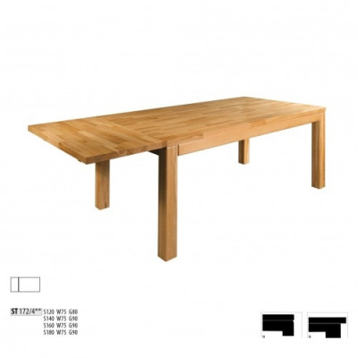 Tavolo Tavolo da pranzo Mobili massicci Sala da pranzo 160x90cm Legno reale Legno massello Nuovo Tavoli