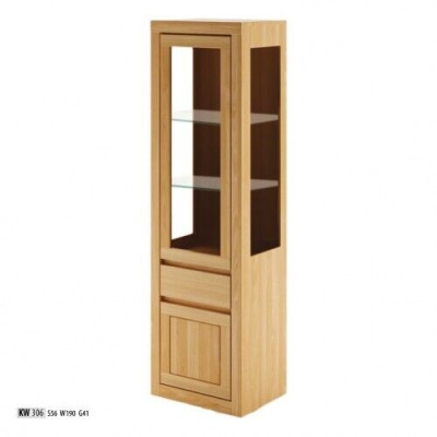 Lavoro a mano Mobili in legno Vetrina Armadio a vetrina Vetrine Armadio Vetrina in vetro Nuovo