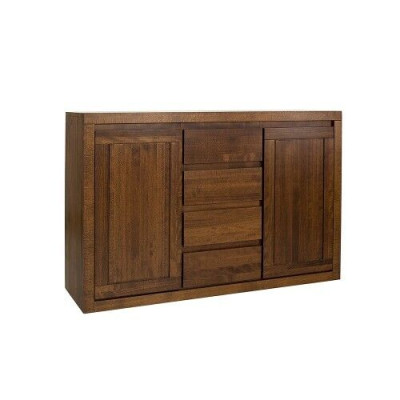 Mobiletto design, mobile basso, armadio, scaffale in legno massello per soggiorno.