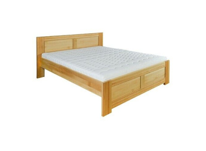 Letto in legno di vero legno per camera da letto, letti hotel 180x200 stile mobili massicci.