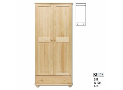 Armadio camera da letto in legno Armadio Fatto a mano in legno massello