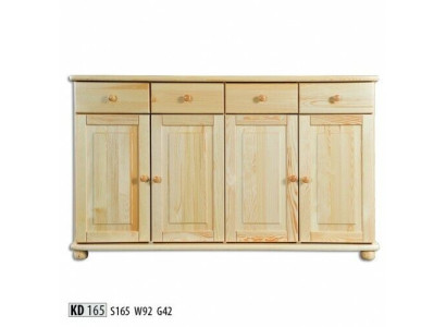 Comò 165 cm Credenza Armadietto mobile mobile cassettiera in legno Armadio Mobili Comò in legno massello
