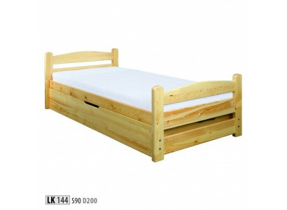 Camera da letto Letto in legno Vero legno Letto Letti Albergo 90x200 Stile Mobili massicci