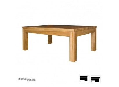 Tavolino da parete Tavolino da salotto Legno massiccio di quercia 100x70 cm Nuovi tavoli