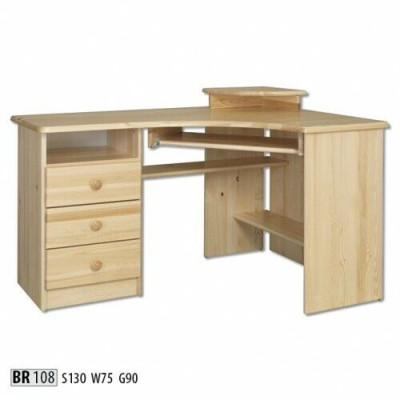 Tavolo legno scrivania tavoli tavolo angolare scrivania computer massiccio legno massello