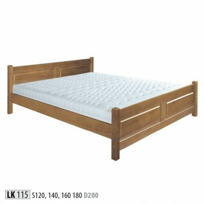 Letti Letto in legno Legno massiccio Camera da letto Stile hotel Mobili massicci