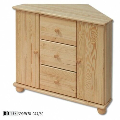 Comò comò ad angolo angolo comodi armadio di legno massello legno lavorato a mano