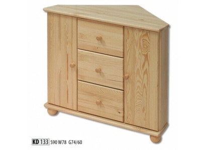 Comò comò ad angolo angolo comodi armadio di legno massello legno lavorato a mano