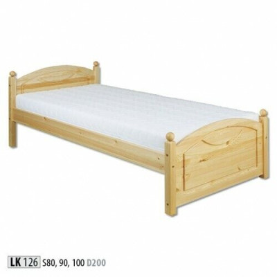 Letto letto per ragazzi in legno di pino Letto per bambini in legno massiccio 100x200 con struttura letto in legno