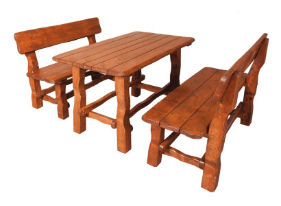 Panchina da giardino Panchina da parco Mobili da giardino 3 posti Panca Banca Legno Mobili Fatti a mano Nuovo