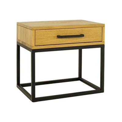 Comodino Comodino Comò Tavolino Consolle Legno Metallo Console Nuovo