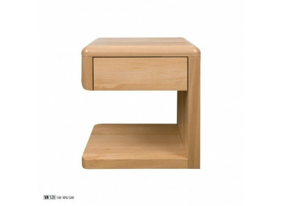 Comodino in legno Comodini Tavolo Consolle Stile country Quercia Consolle Notte