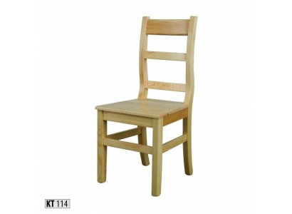 Sedia in legno per sala da pranzo, cucina, fatta a mano in legno massello di pino.