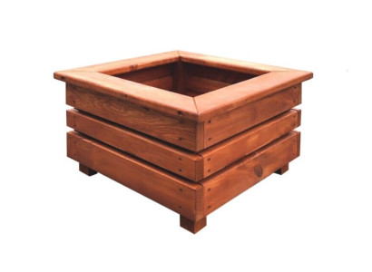 Vaso di fiori in legno vasi da fiori vaso da giardino Vasi di legno fatti a mano