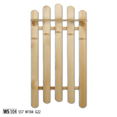 Pannello appendiabiti. Attaccapanni da parete. Appendiabiti. Listello appendiabiti in legno di pino. Fatto a mano.