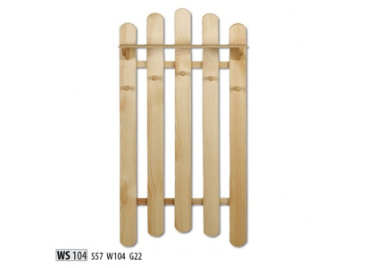 Pannello appendiabiti. Attaccapanni da parete. Appendiabiti. Listello appendiabiti in legno di pino. Fatto a mano.