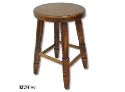 Sgabello Sgabello in legno Sgabello da seduta Sgabello da pranzo in faggio Massiccio Marrone 46 cm