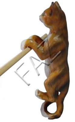 Design gatto figura giardino statua scultura figure sculture decorazione C276 nuovo