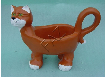 Design Gatto Figura Giardino Statua Scultura Figure Sculture Decorazione C447 Nuovo