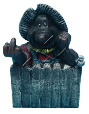 Design figura di talpa, statua da giardino, scultura, statuette, sculture, decorazione c158