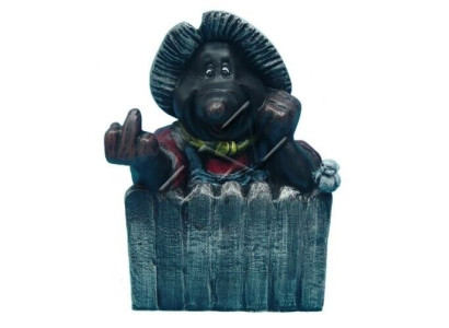 Design figura di talpa, statua da giardino, scultura, statuette, sculture, decorazione c158