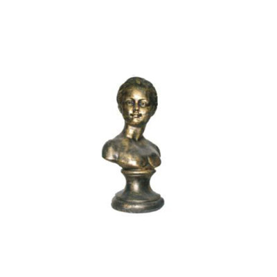 Bambini busto oro stile antico decorazione figura statua scultura 29cm figure statue R11