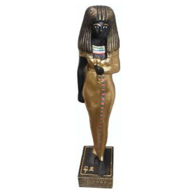 Egitto Scultura Cleopatra Statua in plastica Figure Statue Stile antico 35 cm