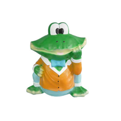 scultura astratta Rana decorazione figura in plastica realistica statua deco