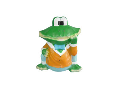 scultura astratta Rana decorazione figura in plastica realistica statua deco