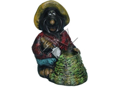 Design figura di talpa statua da giardino scultura figure decorazione nuova