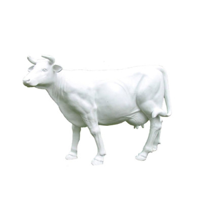 Mucca Manzo Statua a Grandezza Naturale Decorazione Sculture Scultura Giardino Decorazioni Figure 220cm