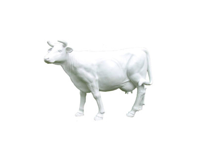 Mucca Manzo Statua a Grandezza Naturale Decorazione Sculture Scultura Giardino Decorazioni Figure 220cm