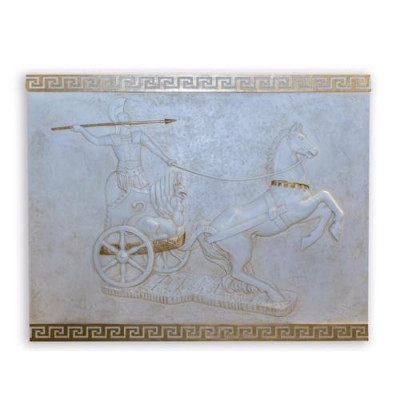 Alexander Grande statua decorativa scultura 184x143cm figure nuove rilievo R113a