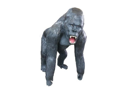 Gorilla Statua decorativa Giardino Statue Statua 130 cm a grandezza naturale in plastica