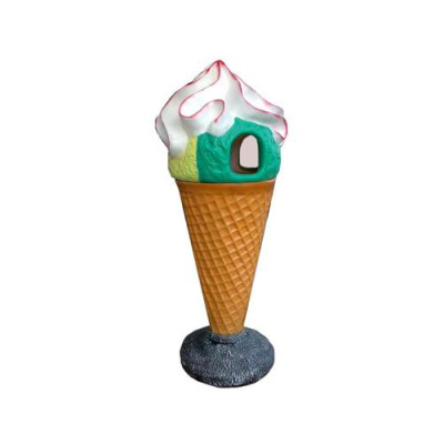 Ice Cream Figure Design Cestino per pattumiera Statua Figure Statua Display 145 cm