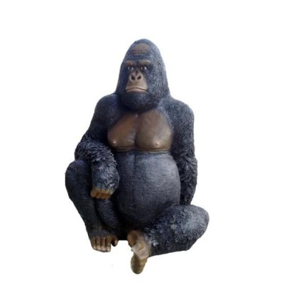 Bella scultura astratta da designer di una scimmia, altezza della figura 110 cm.
