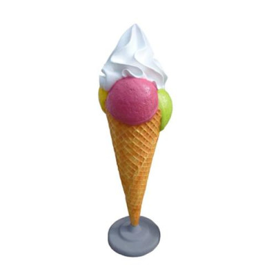 Statua di gelato figura per stand gelateria gastronomia statua 185cm ristorante