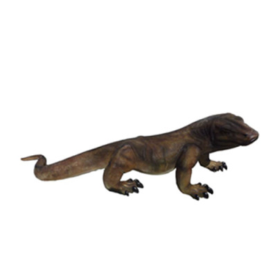 Scultura decorativa di varano, lucertola monitor da giardino, figure statue 53x200