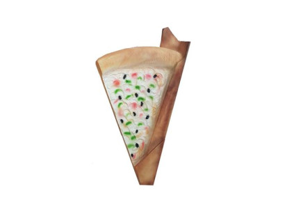 Espositore per pizzeria chiosco ristorante cartello del prezzo scultura statua 200cm