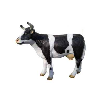 Mucca bovino statua a grandezza naturale decorazione sculture scultura da giardino decorativa figure 130cm