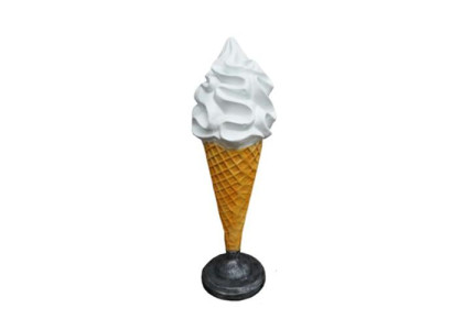 Statua in figura di gelato, espositore in gelateria coniglio statue da 140 cm nuovo.