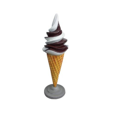 Gelato Gelateria Scultura Decorativa Statuine Supporto 130cm Nuovo Ristorazione