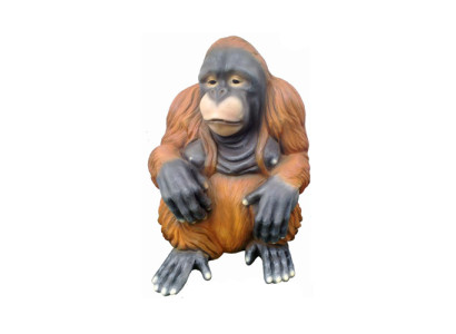 scimmia orangutan figura astratta statue moderna dipinta di nuovo 79cm statue