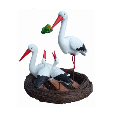 Cicogna uccello figura astratta figure moderne dipinte a mano nuove 80cm statua nuova statue