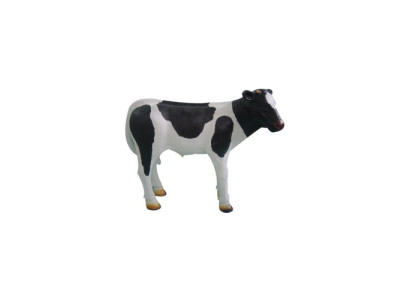 Vitello Mucca Manzo Macellaio Pubblicità Macellaio Animale Espositore Attrazione Statua 92 cm