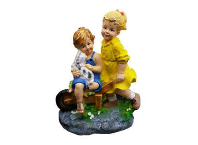 Statua decorativa scultura 75 cm figura statua sculture Nuovo WG2020 P117