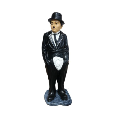 Deko figura statua scultura 98 cm figure statue sculture Charlie Chaplin P2