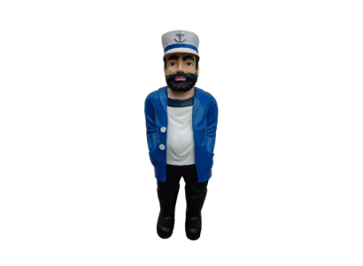 Statua di marinaio scultura decorazione statuette statua sculture 85 cm nuovo