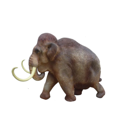 Designer moderna bellissima scultura mammut, figura altezza 42cm