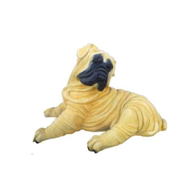 Cane figura astratta figure statue da giardino decorazione decorativa 70cm statua animale nuova